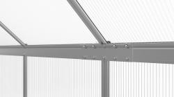 skleník LANITPLAST SARANA 8x14 PC 4 mm strieborný