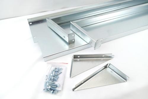 plechová polica LIMES - dĺžka 1 m (pre modely H6 a V6)