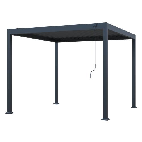 bioklimatická pergola LANITPLAST ALUGARDEN 3x3 m