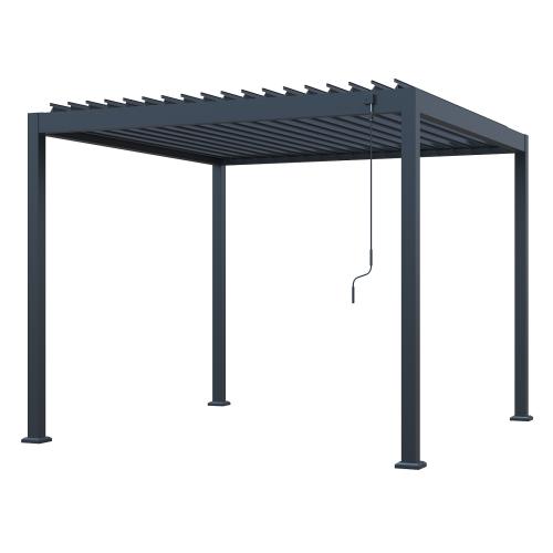 bioklimatická pergola LANITPLAST ALUGARDEN 3x3 m