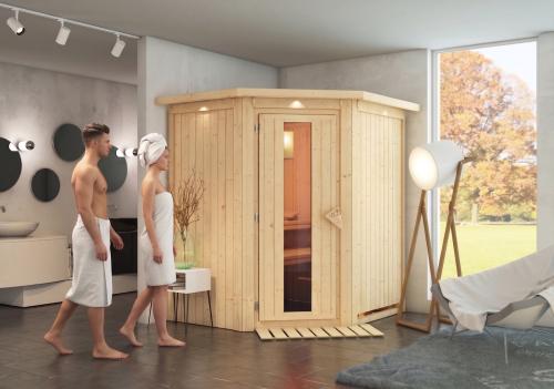 fínska sauna KARIBU TAURIN (80645)