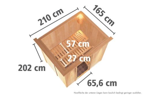 fínska sauna KARIBU BODIN (75630)