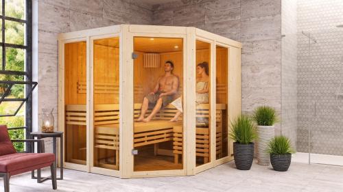 fínska sauna KARIBU AINUR  (6098)