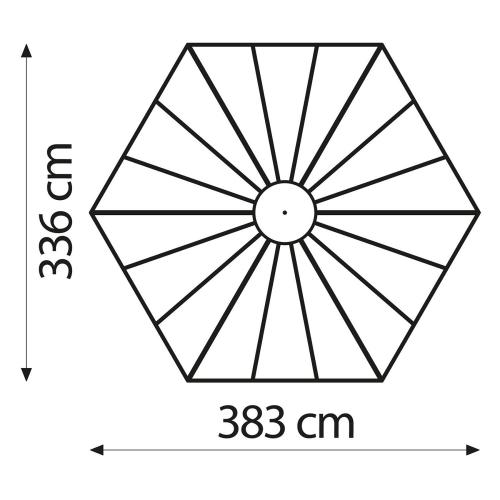 záhradný pavilón VITAVIA HERA 9000 zelený