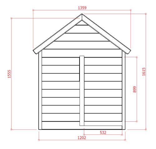 drevený záhradný domček SOLID PLAYHOUSE (S8400)