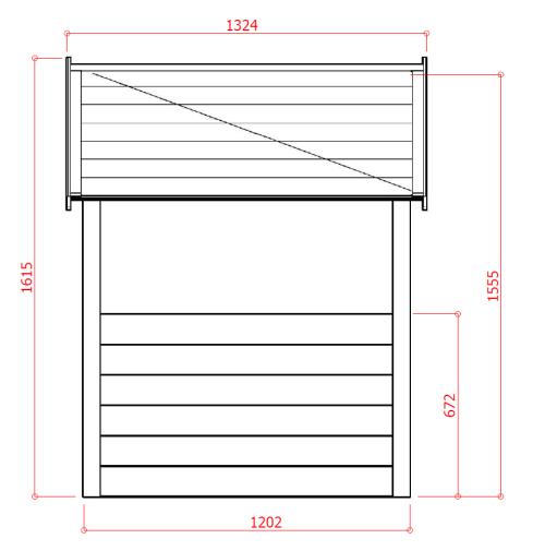 drevený záhradný domček SOLID PLAYHOUSE (S8400)