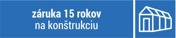 Zmluvná záruka 15 rokov na AL konštrukciu Zmluvná záruka 15 rokov na AL konštrukciu